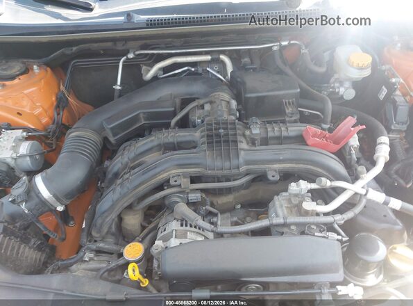 JF2GTABC0JH269803 2018 SUBARU CROSSTREK Orange უკანა ხედი