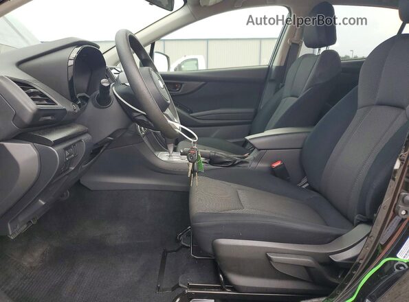 JF2GTABC0PH208587 2023 SUBARU CROSSTREK Black Widok wnętrza z przodu