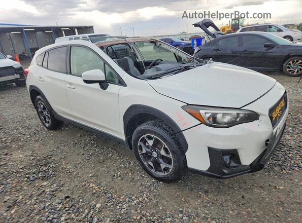JF2GTABC1J9233581 2018 SUBARU CROSSTREK White Przód prawy
