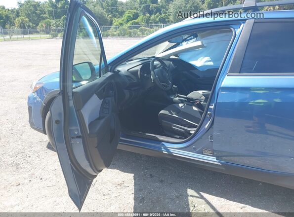 JF2GTABC1JH231237 2018 SUBARU CROSSTREK Blue წინა სალონის ხედი
