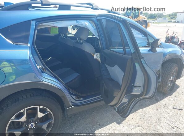 JF2GTABC1JH231237 2018 SUBARU CROSSTREK Blue VIN კოდის სტიკერის ხედი