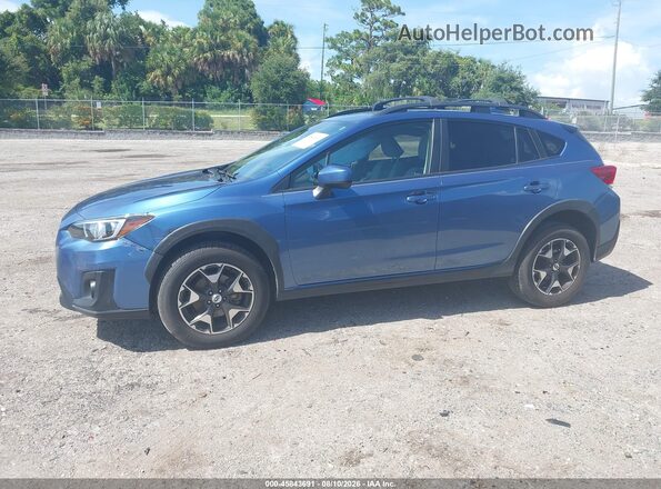 JF2GTABC1JH231237 2018 SUBARU CROSSTREK Blue სალონის 360-გრადუსიანი ხედი