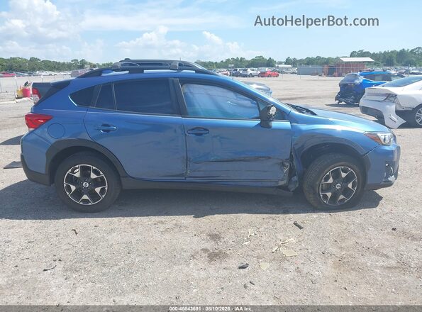 JF2GTABC1JH231237 2018 SUBARU CROSSTREK Blue უკანა სალონის ხედი
