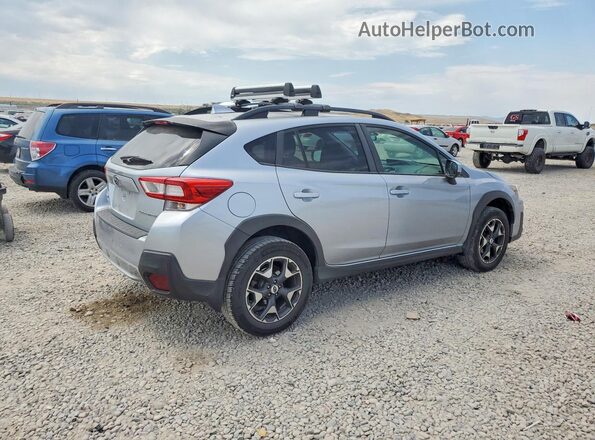 JF2GTABC1JH279062 2018 SUBARU CROSSTREK Silver Trasero derecho