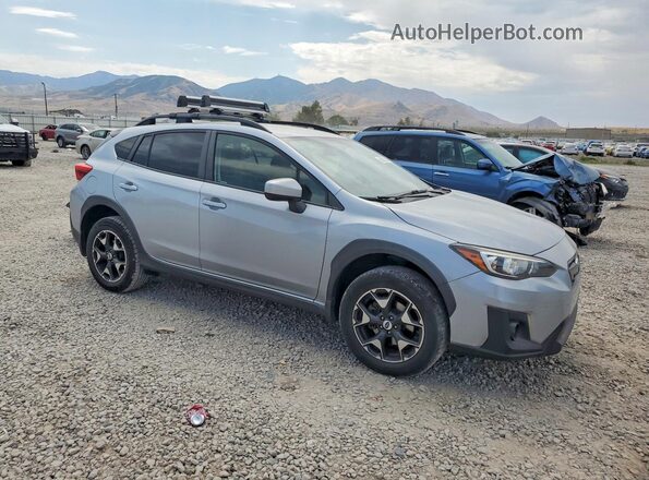 JF2GTABC1JH279062 2018 SUBARU CROSSTREK Silver Delantero derecho