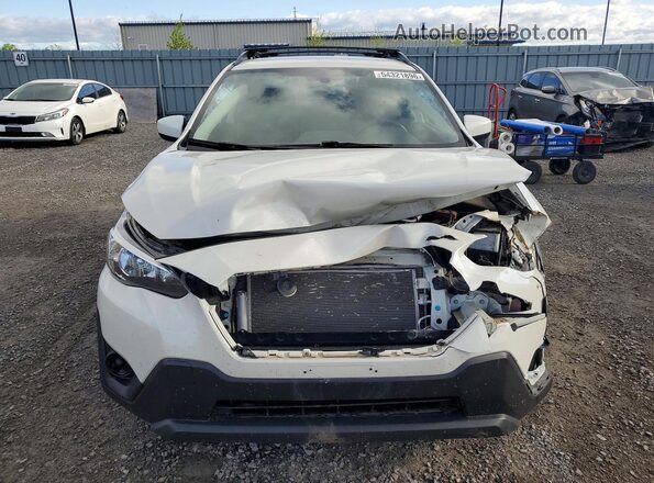 JF2GTABC1M8321055 2021 SUBARU CROSSTREK White Դիմացի տեսք