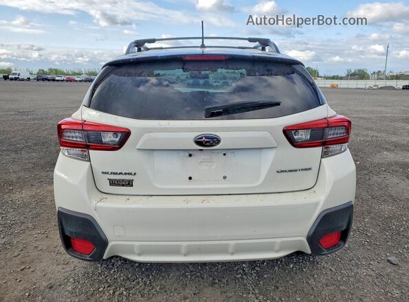JF2GTABC1M8321055 2021 SUBARU CROSSTREK White Հետևի տեսք