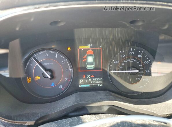 JF2GTABC1PH209554 2023 SUBARU CROSS Silver Instrument cluster view
