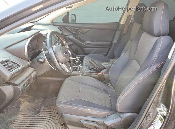 JF2GTABC2J9309776 2018 SUBARU CROSSTREK Black Widok wnętrza z przodu