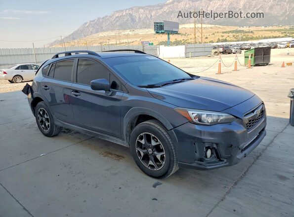 JF2GTABC2J9309776 2018 SUBARU CROSSTREK Black Przód prawy