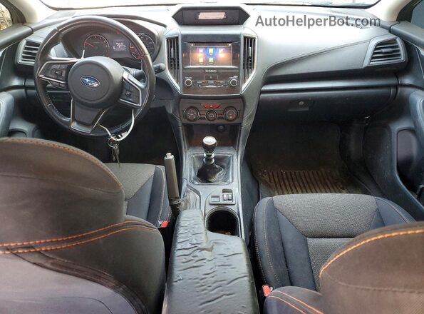 JF2GTABC2J9309776 2018 SUBARU CROSSTREK Black Widok deski rozdzielczej