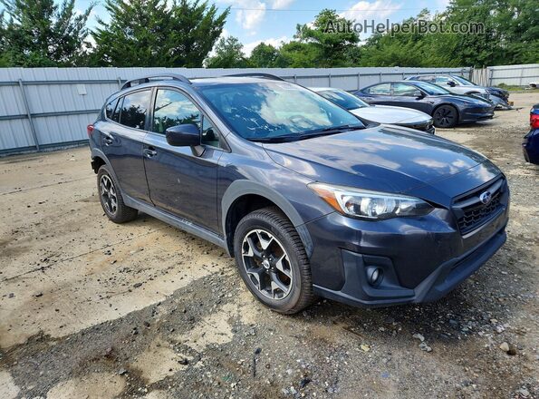 JF2GTABC2JH207979 2018 SUBARU CROSSTREK Угольный Вид сзади