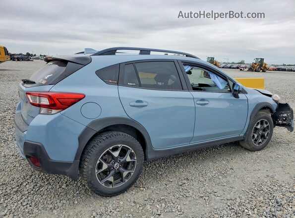 JF2GTABC2JH320718 2018 SUBARU CROSSTREK Синий Задняя правая четверть