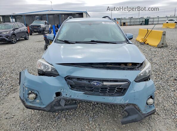 JF2GTABC2JH320718 2018 SUBARU CROSSTREK Синий Вид спереди