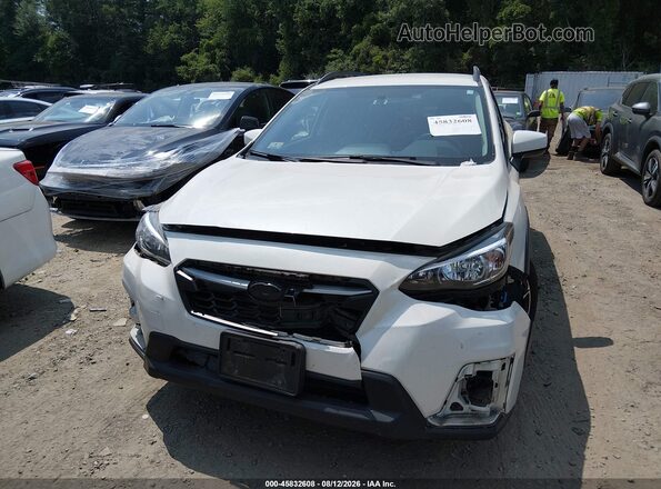 JF2GTABC2JH341147 2018 SUBARU CROSSTREK Белый Вид щитка приборов