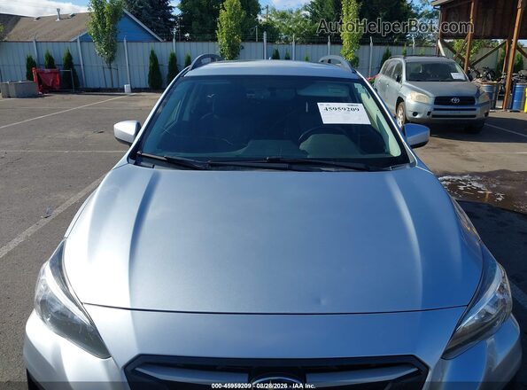 JF2GTABC3JH283047 2018 SUBARU CROSSTREK Gray წინა ხედი