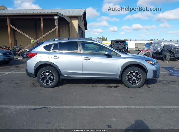 JF2GTABC3JH283047 2018 SUBARU CROSSTREK Gray უკანა სალონის ხედი