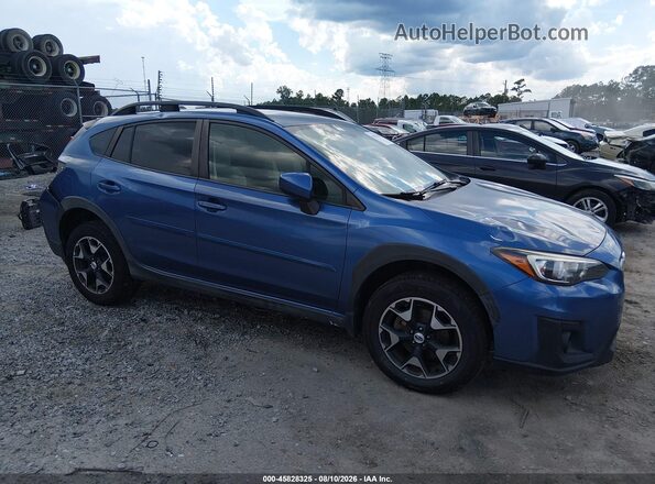 JF2GTABC3JH298602 2018 SUBARU CROSSTREK Синий Вид задней части салона