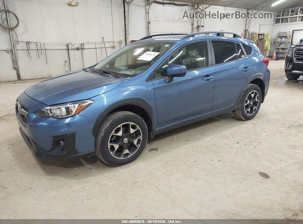JF2GTABC3JH345434 2018 SUBARU CROSSTREK Blue Front left