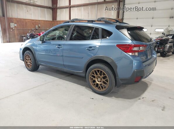 JF2GTABC3MH354574 2021 SUBARU CROSSTREK Синий Задняя левая четверть