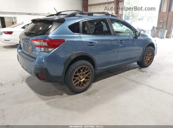 JF2GTABC3MH354574 2021 SUBARU CROSSTREK Синий Задняя правая четверть