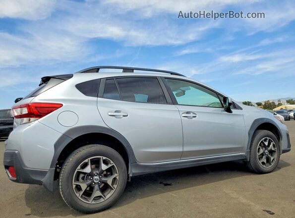 JF2GTABC4JH333647 2018 SUBARU CROSSTREK Серебряный Задняя правая четверть