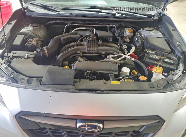 JF2GTABC5JH207877 2018 SUBARU CROSSTREK Silver Vista del compartimento del motor
