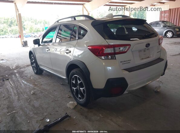 JF2GTABC5JH299847 2018 SUBARU CROSSTREK White Հետևի ձախ