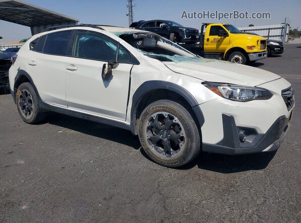 JF2GTABC5MH351739 2021 SUBARU CROSSTREK White Przód prawy