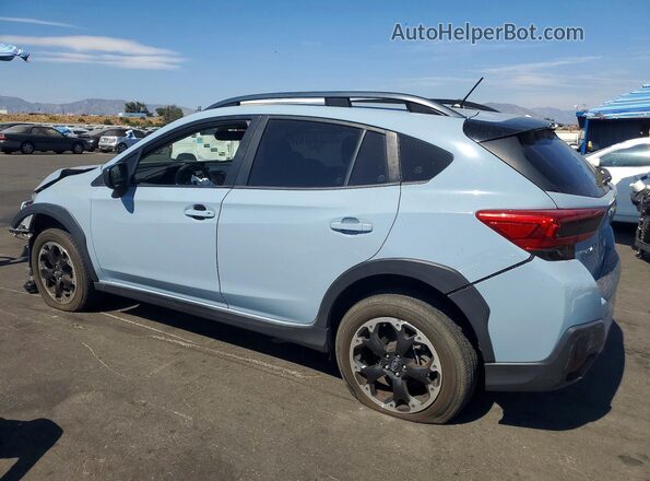 JF2GTABC5MH395739 2021 SUBARU CROSSTREK Синий Задняя левая четверть
