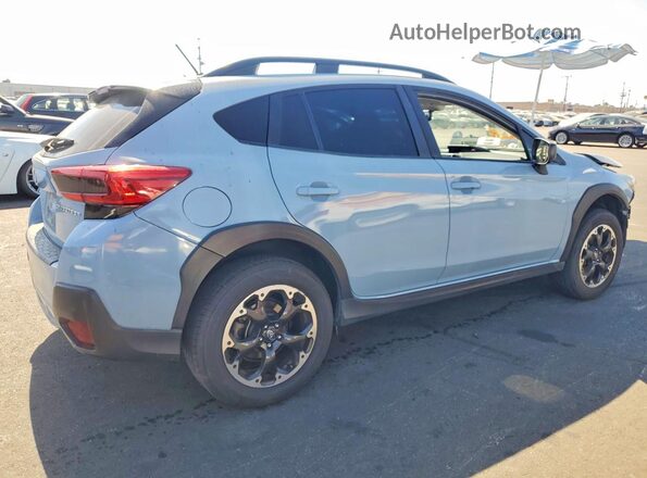 JF2GTABC5MH395739 2021 SUBARU CROSSTREK Синий Задняя правая четверть