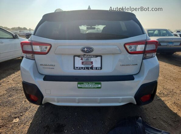 JF2GTABC6JH342303 2018 SUBARU CROSSTREK Белый Вид сзади