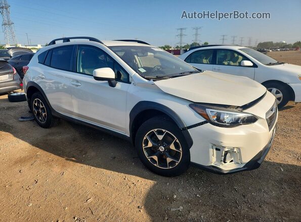 JF2GTABC6JH342303 2018 SUBARU CROSSTREK Белый Передняя правая четверть