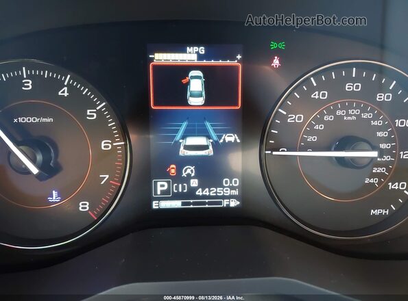 JF2GTABC6L8280176 2020 SUBARU CROSSTREK Light Blue Widok tylnych siedzeń