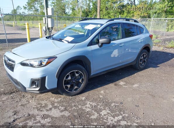 JF2GTABC6L8280176 2020 SUBARU CROSSTREK Light Blue Przód lewy