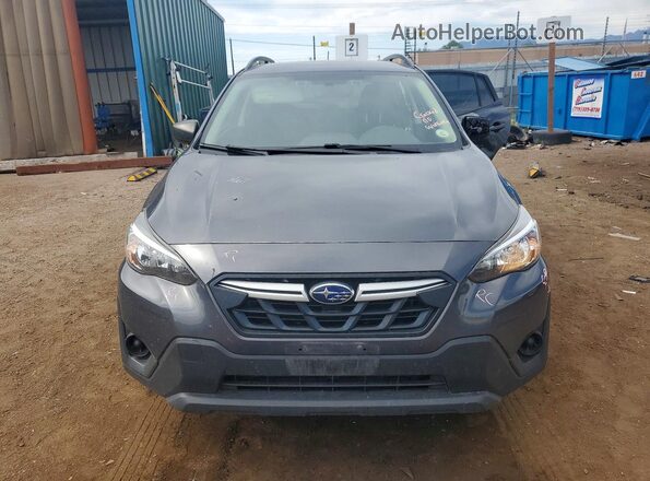 JF2GTABC6M8349658 2021 SUBARU CROSSTREK Charcoal Front view