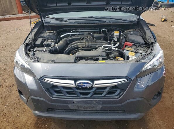 JF2GTABC6M8349658 2021 SUBARU CROSSTREK Charcoal Rear interior view