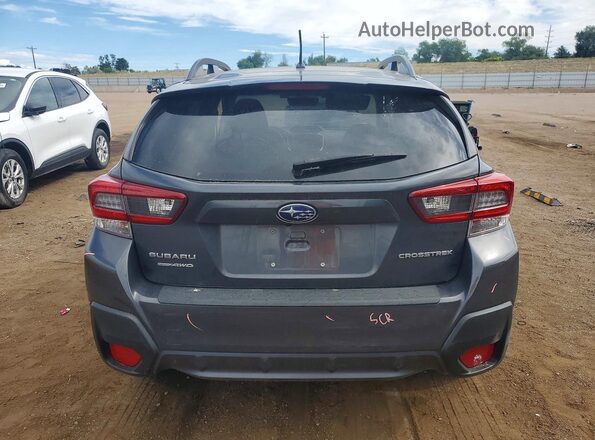 JF2GTABC6M8349658 2021 SUBARU CROSSTREK Charcoal Rear view