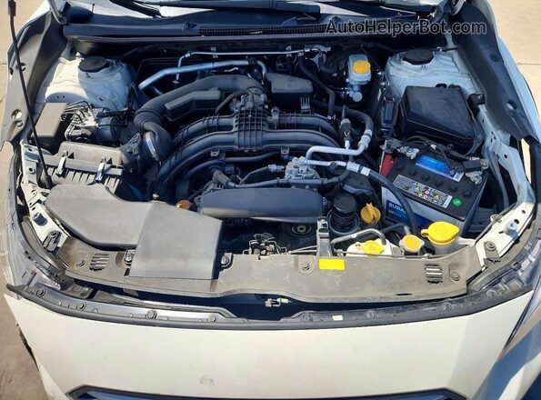 JF2GTABC6NH258388 2022 SUBARU CROSSTREK White ძრავის განყოფილების ხედი