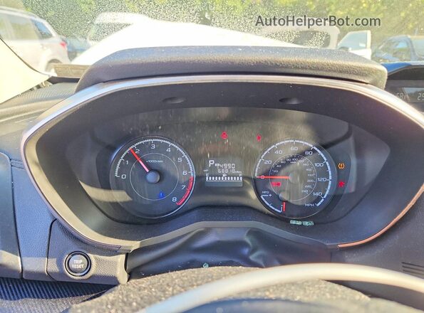 JF2GTABC7JH211879 2018 SUBARU CROSSTREK White ხელსაწყოთა პანელის ხედი