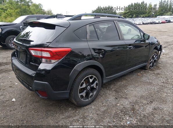 JF2GTABC7JH284296 2018 SUBARU CROSSTREK Black Հետևի աջ