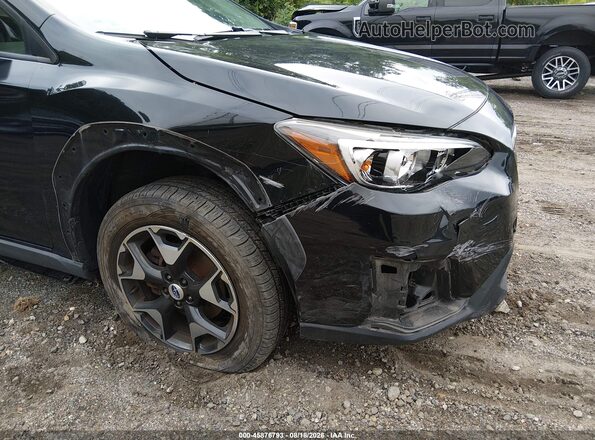 JF2GTABC7JH284296 2018 SUBARU CROSSTREK Black Դիմացի տեսք