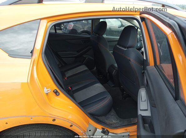 JF2GTABC7JH317300 2018 SUBARU CROSSTREK Оранжевый Вид наклейки с VIN-кодом