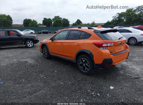 JF2GTABC7JH317300 2018 SUBARU CROSSTREK Оранжевый Задняя левая четверть