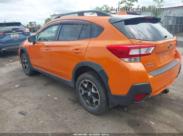 JF2GTABC7JH336932 2018 SUBARU CROSSTREK Orange Trasero izquierdo