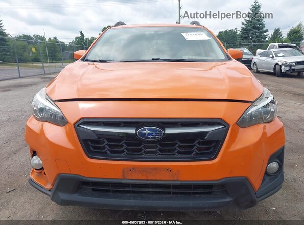 JF2GTABC7JH336932 2018 SUBARU CROSSTREK Orange Vista del cuadro de instrumentos