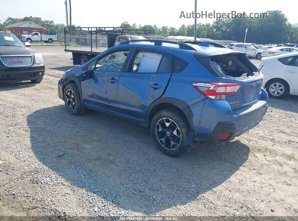 JF2GTABC7JH341032 2018 SUBARU CROSSTREK Синий Задняя левая четверть