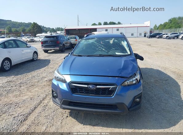 JF2GTABC7JH341032 2018 SUBARU CROSSTREK Синий Вид щитка приборов