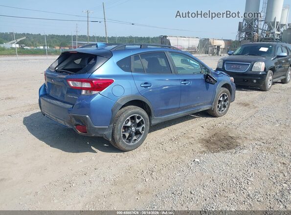 JF2GTABC7JH341032 2018 SUBARU CROSSTREK Синий Задняя правая четверть