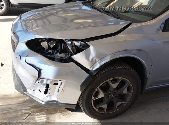 JF2GTABC7KH318402 2019 SUBARU CROSSTREK Silver წინა ხედი